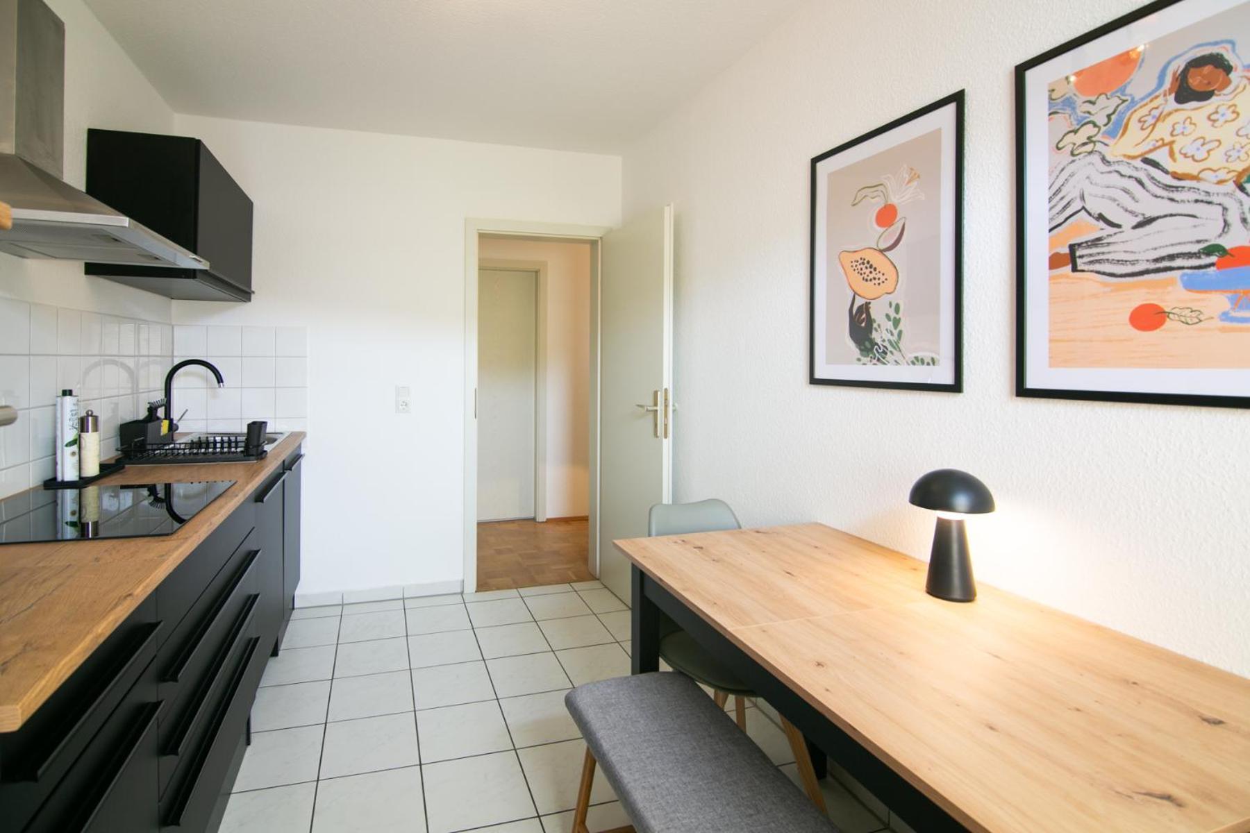 2 Zimmer, Bett Und Schlafsofa, Balkon, Waschmaschine L Leipzig Exterior foto